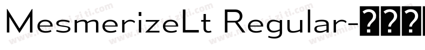 MesmerizeLt Regular字体转换